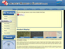 Tablet Screenshot of agarsenmarbles.com